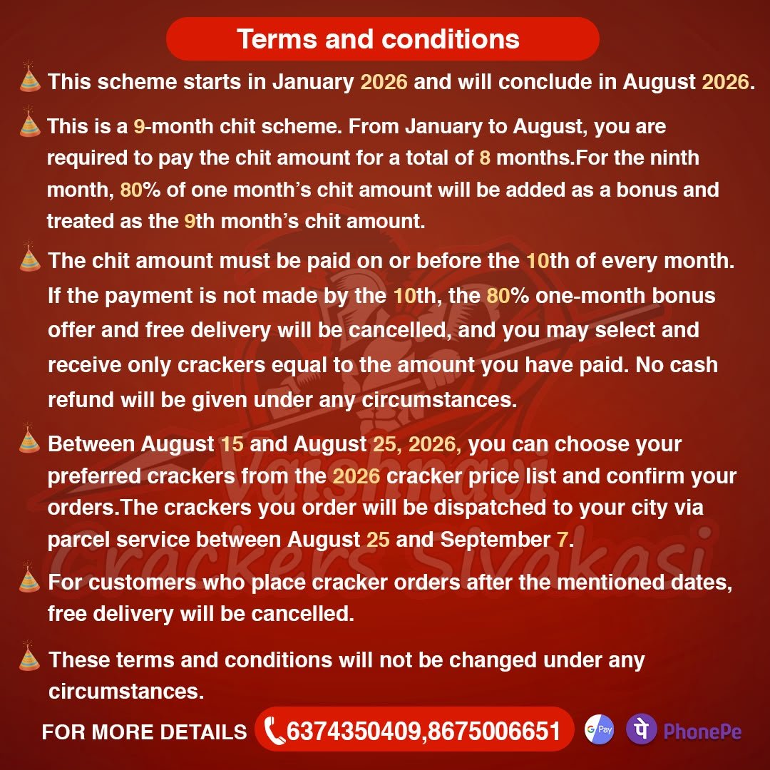 Terms & Conditions